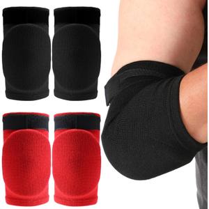 2 Pairs Muay Thai Elbow Pads for Muay Thai Kick Boxing Wrestling Basketball Adjustable Elbow Protector Avoid Abrasions Bruises Sprains During Training to Ensure Sports Safety for Man