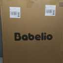 BABELIO Safety Gate Door Fits for Stairs, Narrow and Wide Doorways with Auto Close, Easy Install, No Drilling, Pressure Mounted for Baby, Child, Pets, Dog/Puppy, 26''-40'', White