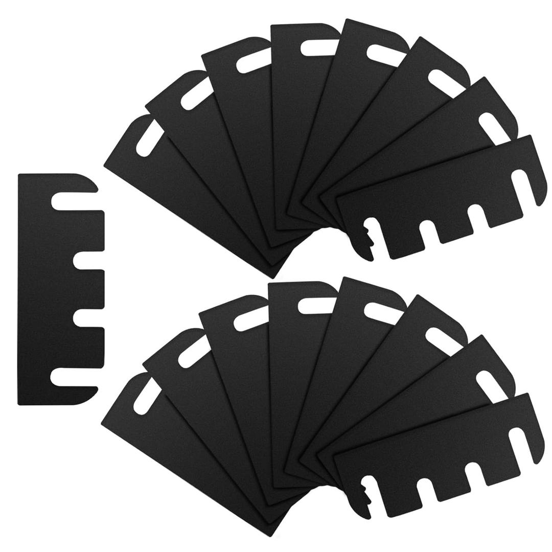 15 Pack Door Hinge Shims for Door Hinge Repair Kit, 0.050 Inch Thickness, 3.5 Inch Hinge Shims