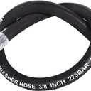 YAMATIC Pressure Washer Whip Hose With Swivel Steel Connector, 3/8" Jumper Hoses 3FT for Reel and Power Washer, 4000 PSI