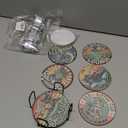 ASslanLYs 8 PCs Diamond Paintings Coasters,Funny Cat Diamond Art Coasters Kits Set with Holder-Adult DIY Craft Diamond Dots for Family Decoration Holiday Gifts