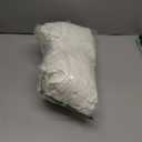 MIYE Pleated Waffle Weave Bed Skirt, Tailored Dust Ruffle 14 Inch Drop Easy Fit, Machine Washable,No Split Corners (White, Queen - 14" Drop)