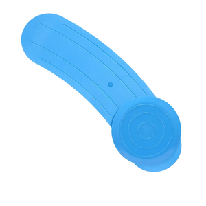 Slide Transfer Board with Turntable, Sliding Board for Smooth Pain-Free Transfers from Wheelchair to Bed Car, Non-Slip Texture for Seniors Disabled Patients, 440LBS, 33.9"L x 9.1"W, Blue
