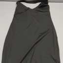 OZICERD Bodycon Halter Mini Dresses for Women Going Out Club Dress Backless V Neck Summer Short Dress Cocktail Party Dresses (Small, Black)