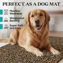 Premium Microfiber Indoor Door Mat 24"x36" Washable Entry Mat, Non-Slip, Waterproof Backing, Super Absorbent, Low Profile Entryway Doormat for Indoor Entrance