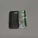 TENOC Phone Case Compatible with iPhone 16e, Black Case Anti-Fingerprint Protective Bumper Matte Cover for 6.1 Inch