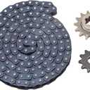 T8F 14T Front Sprocket T8F 11T Rear Sprocket and T8F 146 Link Chain Kit Fit for Mini Motorcycles