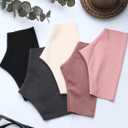 6 Pairs Fingerless Warm Gloves with Thumb Hole Cozy Half Fingerless Driving Gloves Knit Mittens for Men, Women