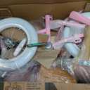 RULLY Fruit Kids Bike 12  Inch Bicycle for Girls Ages 2-7 Years, Training Wheels Included, Girl Bikes with Basket & Doll Seat