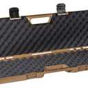 Condition 1 42 Economy Single Scope Hard Gun Carrying Case Model 210 with Foam, Long Storage Case, Lockable TSA Friendly, Water Resistant, Made in USA, 42.03"x10.50"x3.81" (Flat Dark Earth)