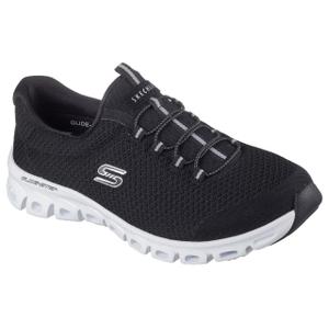 Skechers Women's Sport Active Hands Free Slip-Ins Glide-Step - Resilience, Black/White, 8.5