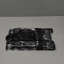 Paxiland Clear Bag for Stadium Events, 12x6x12 inches Tote Bag with Detachable Reinforced Strap for Sports Concert and Work (Black)