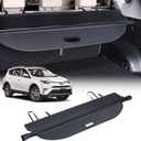 Retractable Cargo Cover for Toyota RAV4 2013 2014 2015 2016 2017 2018, Anti-Peeping Rear Trunk Cover Luggage Security Shield Shade(Canvas)