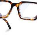 Blue Light Glasses for Women - Computer Glasses 99% Blue Light Blocking - Fashion Rectangle TR90 Frame Eyeglasses
