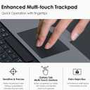 Nillkin for Samsung Galaxy Tab S10 FE Plus 13.1" Case with Detachable Keyboard, 7-Color Backlit, Trackpad, S Pen Holder, Rugged Keyboard Case for Samsung Tablet S10 FE+, Portrait/Landscape Modes