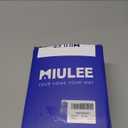 MIULEE Faux Fur Plush Decorative Throw Pillow Covers 18x18 Set of 4, Spring Modern Soft Fuzzy Coastal Striped Cushion Covers for Sofa Couch Bed Living Room Cozy Home Decor,Navy Blue