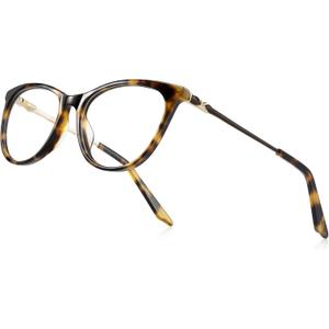 Cat Eye Reading Glasses for Women Blue Light Blocking Readers- Acetate Frame Spring Hinge