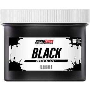 Screen Printing Fabric Ink Black (8oz.) - Plastisol Ink for Screen Printing, Fast Curing Fabric Paint - Screen Print Direct, USA Made