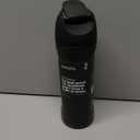 Owala FreeSip Insulated Stainless Steel Water Bottle with Straw, BPA-Free Sports Water Bottle, Great for Travel, 24 Oz, Very, Very Dark