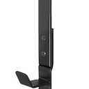 Yamazaki Home 7646 Over The Door Hooks - Vertical Hanging Coat Rack, Black