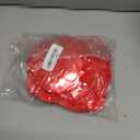 Yexiya 200 Pcs Large Back to School Gift Bags 4 x 4 Inch Apple Shaped Treat Bags Cute Apples Clear Cellophane Bag Plastic Heart Candy Goodie Reusable Sealed Bag for Office Party Supply (Red)