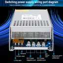 24V 62.5A 1500W DC Switching Power Supply Adapter PSU AC 110V / 220V-DC 24V Transformer Adapter, for 3D Printer, DC Motor, Medical Equipment, Computer Project of Industrial Power Supplies