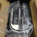 Hamilton Beach 2 Slice Extra Wide Slot Toaster with Bagel & Defrost Settings, Shade Selector with 7 Browning Levels, Toast Boost, Auto Shutoff, Black & Stainless Steel (22633)