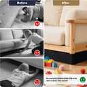 Under Couch Blocker for Kids and Pet Toys, 3 inch x 123inch, Toy Blocker for Bed and Furniture, Stop Toys Going Under Sofa