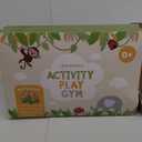 Baby Play Gym & Activity Mat, Leaf Shaped Tummy Time Mat with 8 Detachable Toys,Infant Play Mat for Stage-Based Sensory & Motor Skill Development,Christmas for Newborn Boys Girls