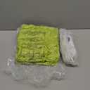 Electric Heated Blanket Throw 50" x 60" Soft Dual-Sided Flannel Fast Heating 12 Heat Levels 112H Timer & Overheat Protection & Auto Shut-Off & Machine Washable (Lime Green & Gray)