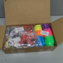 12 Pack 3" Large Filled Easter Eggs with Stem Toy Cars Kids Easter Basket Essential Plastic Surprise Egg Building Blocks 6 in 1 Transform Construction Vehicle Basket Stuffers Boy Egg Hunt Party Favor