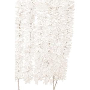 6 Pc Artificial Mogra Gajra Wrap for Hair Bun & Braid White Non-Scented Jasmine Veni Reusable Cloth Floral Hair Wrap Bridal Accessories Women Traditional Wedding Wear