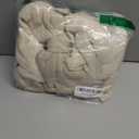 Canlierr 6 Pcs Knitted Large Christmas Bows 18in Big Crochet Christmas Tree Bow Neutral Ribbon Bow Hanging for Tree Topper Winter Party Wreath Garland Fireplace Holiday Decorations(Beige, Khaki)