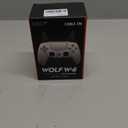 NBCP Wired PS5 Controller  Gaming Controller for PlayStation 5, PS4, PC/Steam, Turbo & Linear Halleffect Trigger, Dual Vibration, 3.5mm Audio Jack  White