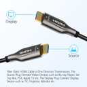 Fiber Optic HDMI Cable 100 Feet, HDMI 2.0, 18Gbps, Supports 4K@ 60Hz, 4:4:4/4:2:2/4:2:0, HDR10, Dolby Vision, HDCP2.2, ARC,3D,Slim and Flexible