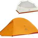 Naturehike Cloud-Up 2 Person Tent Lightweight Backpacking Tent with Footprint - Free Standing Ultralight Camping Hiking Backpack Tents Two Person Tent
