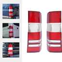 Tail Lights Compatible With W906 2007 2008 2009 2010 2011 2012 2013 2014 2015 2016 2017 2018 Mercedes Sprinter Dodge Freightliner Rear Brake Lamp Driver And Passenger Side