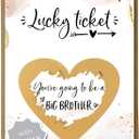 Joli Coon You're going to be a big brother - Scratch card with envelope - Big Brother announcement