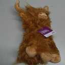 MULTIPETJumbo Highland Cow Size 8" (Assorted Colors) Dog Toy