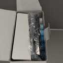 MOFII Wireless Keyboard and Mouse Combo, 2.4GHz Retro Typewriter Keyboard Full Size, Cute Wireless Mice, USB Dongle Plug and Play, for Laptop, PC, Desktop, Windows (Black Blue Gradient Color)