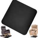 Recliner Pads for Hardwood Floors, Under Recliner Floor Protectors Furniture Pads to Keep Furniture from Sliding, Swivel Chairs Recliner mats for Hardwood Floors Non Slip Recliner Grippers (Sq-Black-30"x30")