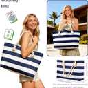 Empty Mahjong Tile Bag 3 Pcs- Stripe American Mahjong Carrying Set Tote Bags for Tiles and Racks Storage (Case Only)
