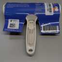 ChomChom Roller Pet Hair Remover  Original Size Reusable Lint Roller for Cat & Dog Hair on Furniture, Couch, Carpet, Car, Rugs & Bedding  Portable, Eco-Friendly (White)