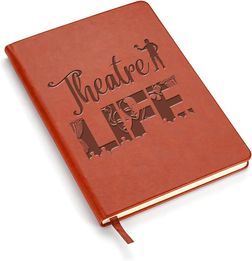 Theater Gifts Musical Theatre Journal Broadway Gift Idea for Actors Dramatic Acting Notes Drama Actor Actress Gifts (Theater LIFE)