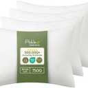 Ashler Throw Pillow Inserts- 20x26 Pillow Inserts with Air Layer, Premium Bed and Couch Pillows - Indoor Decorative Throw Pillow, Lumbar Cushion Sham Stuffer, Pack of 4, White