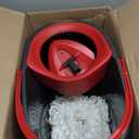 O-Cedar Easywring Microfiber Spin Mop & Bucket Floor Cleaning System with 1 Extra Refill,Red / Gray