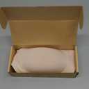 Front Closure Bras for Women - M-4XL - Wireless Jelly Bra with 2 Hook & Eyes No Underwire Seamless T-shirt Bralettes (Black)