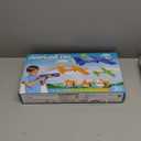 3 Pack Airplane Launcher Toy, 12.6" Foam Glider Led Plane, 2 Flight Mode Catapult Plane for Kids Outdoor Sport Flying Toys Gifts for 3 4 5 6 7 8 9 10 12 Year Old Boys Girls (Red & Orange & Blue)