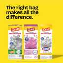 Glad Medium Trash Bags, 8 Gallon, Lemon Fresh Bleach Garbage Bags, Resists Bacterial Odors with Drawstring, 80 Count