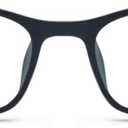 ALWAYSUV Nearsighted Glasses Black Rectangular TR90 Full Frame Myopia Shortsighted Distance Eyeglasses For Women/Men